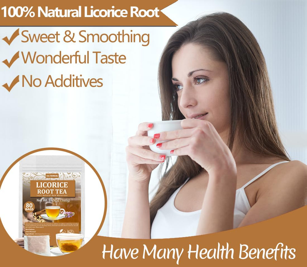Lemon pairing elevates ULTHMOK licorice tea's citrus brightness.