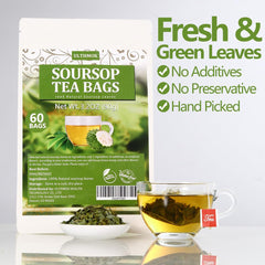 ULTHMOK soursop leaves sourced from natural farms ensuring purity.