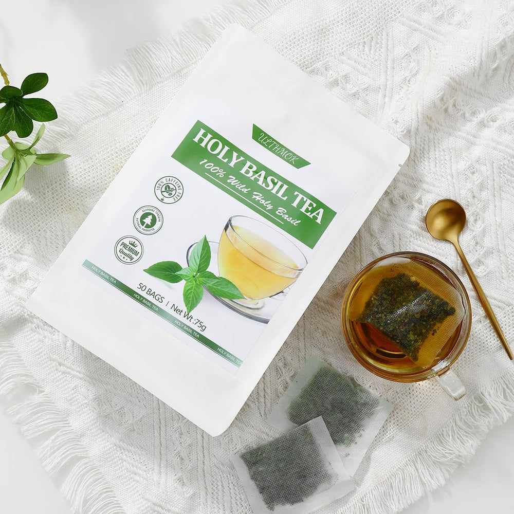 ULTHMOK natural holy basil leaves display of quality