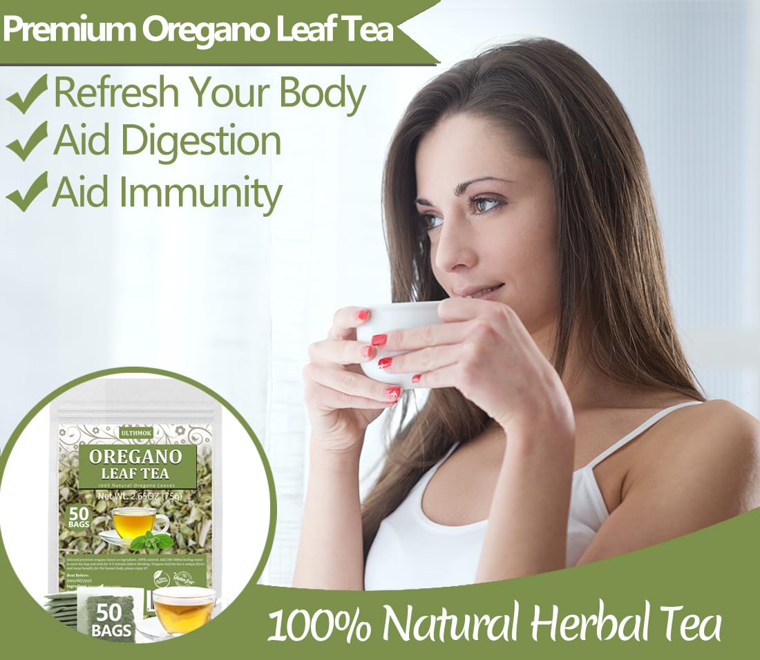 ULTHMOK oregano tea bags dry leaves for convenient, ready-to-steep packaging