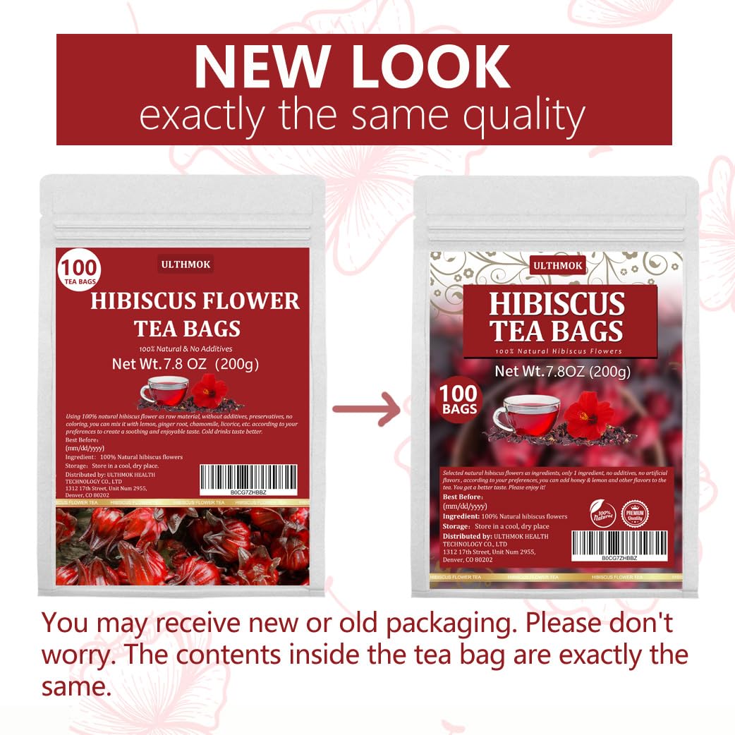 ULTHMOK tea bags closeup highlights natural ingredients for a pure, aromatic infusion.