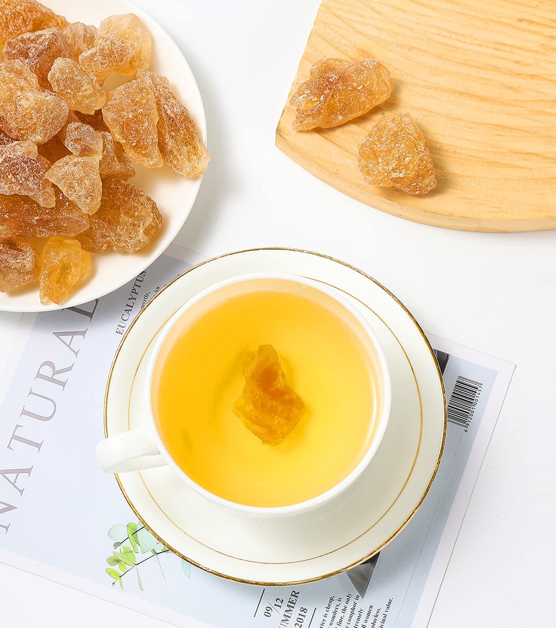 ULTHMOK premium rock sugar packaging with clear label and information.