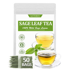 ULTHMOK premium sage tea bags in packaging for a soothing tea break