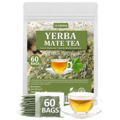ULTHMOK premium yerba mate tea bags pack, convenient caffeine-free ritual