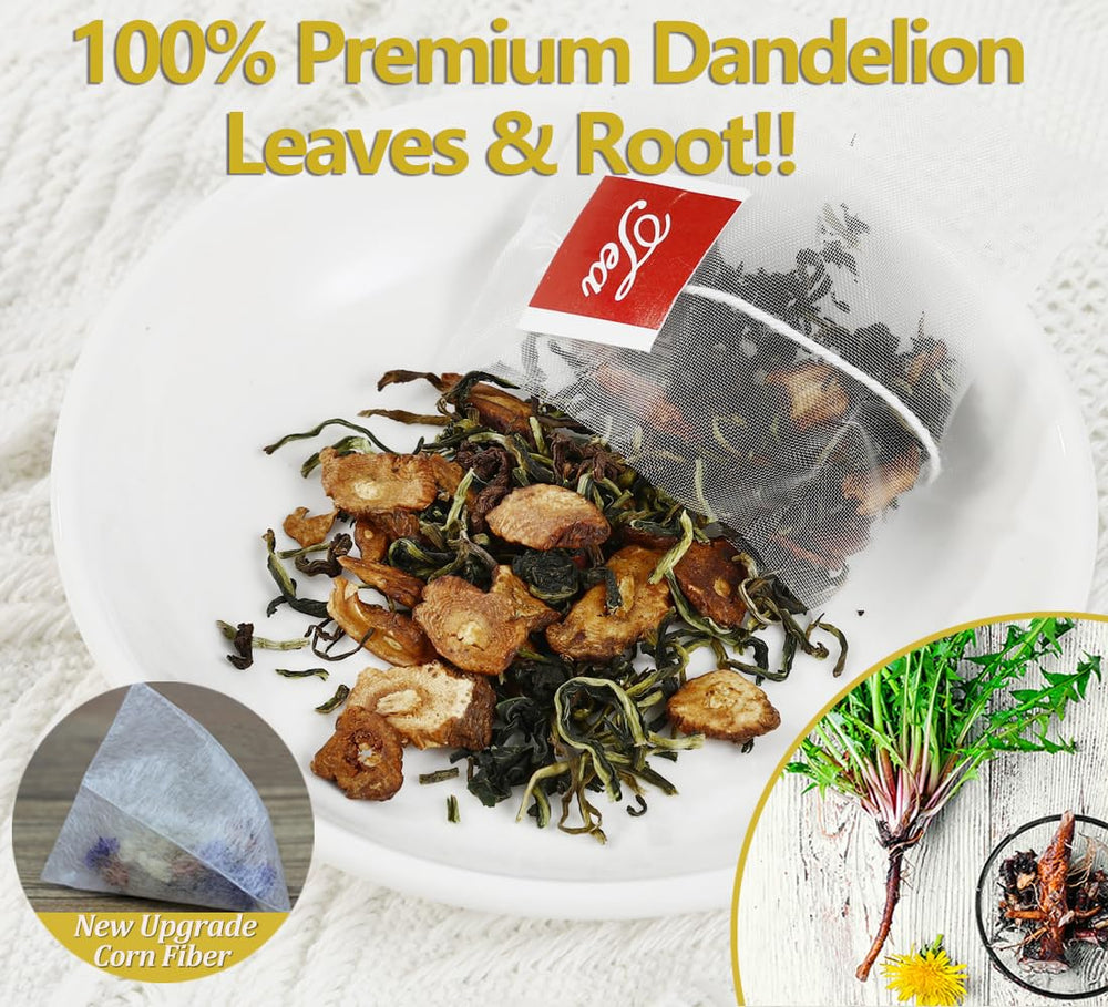ULTHMOK roasted dandelion roots aroma enhances a comforting tea.