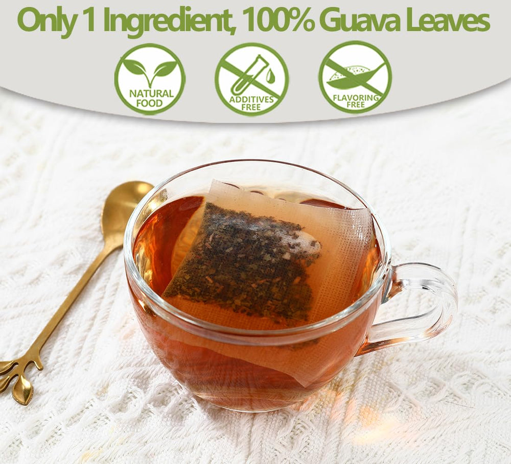 ULTHMOK single-ingredient guava leaf tea bag for clean flavor.