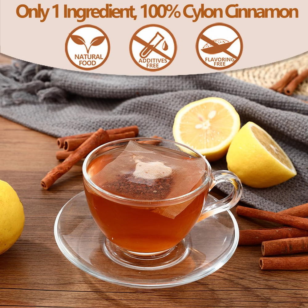 ULTHMOK tea in a cup steeping for a comforting, caffeine-free brew.