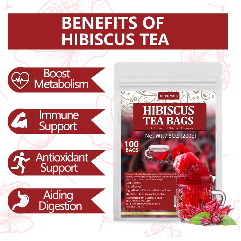 ULTHMOK tea bags packaging inside view highlights food-grade materials for safe home use.
