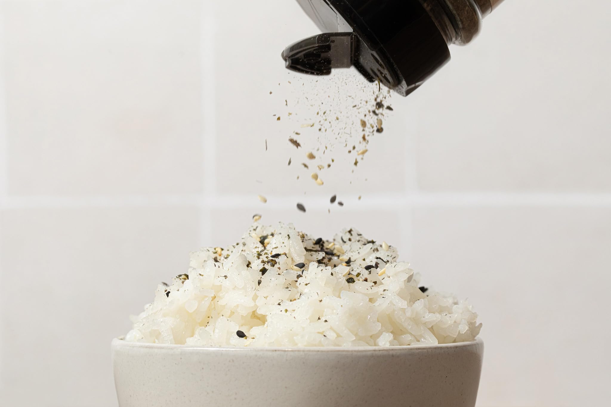 Grab-and-go bottle pour of Umino Furikake for on-demand flavor