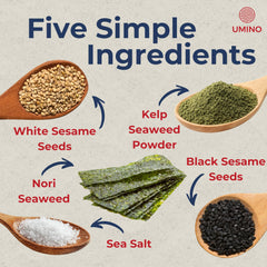 Seaweed crunch from Umino Furikake in a bowl adds texture and depth