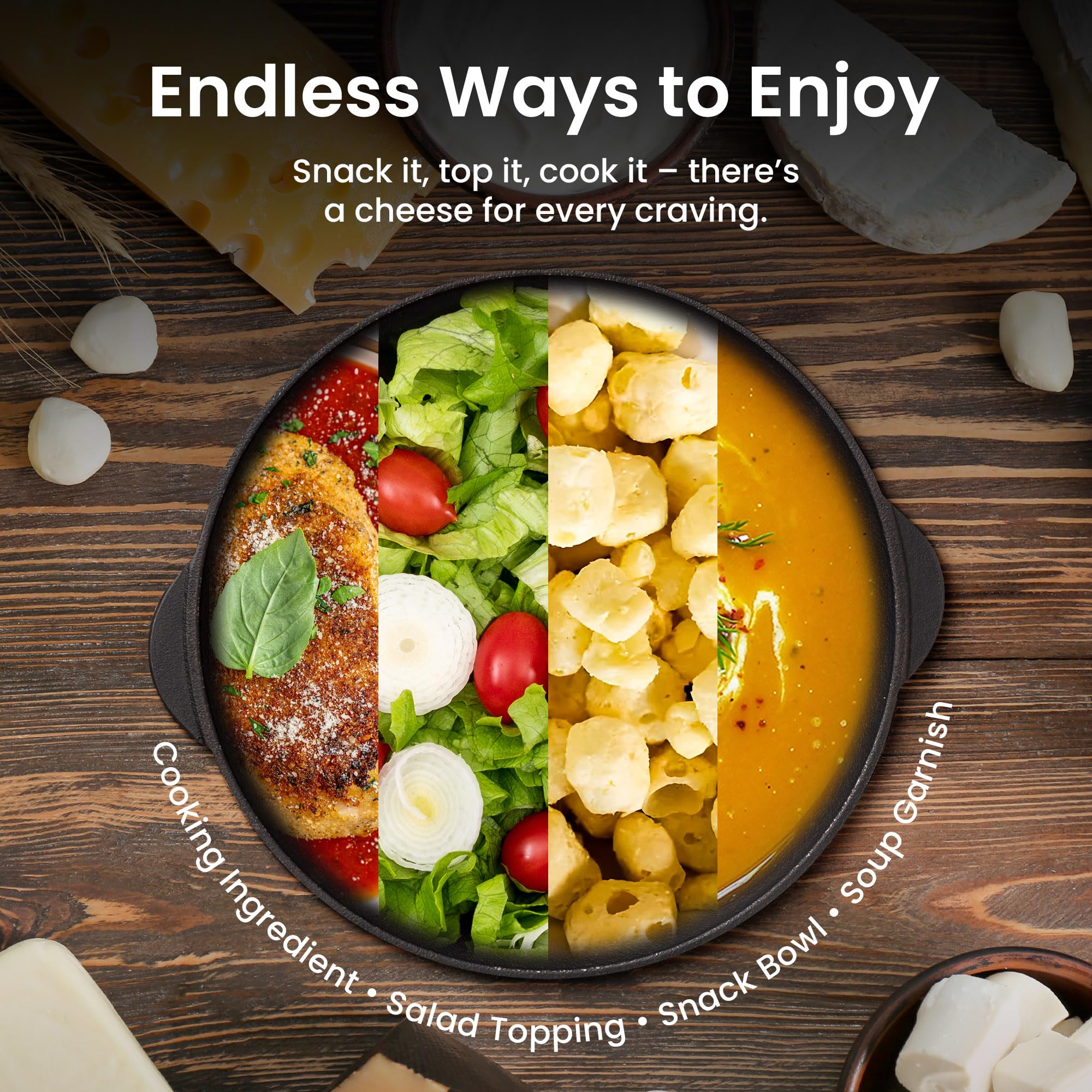 Umland's gluten-free snack Gouda – safe for gluten-free diets.