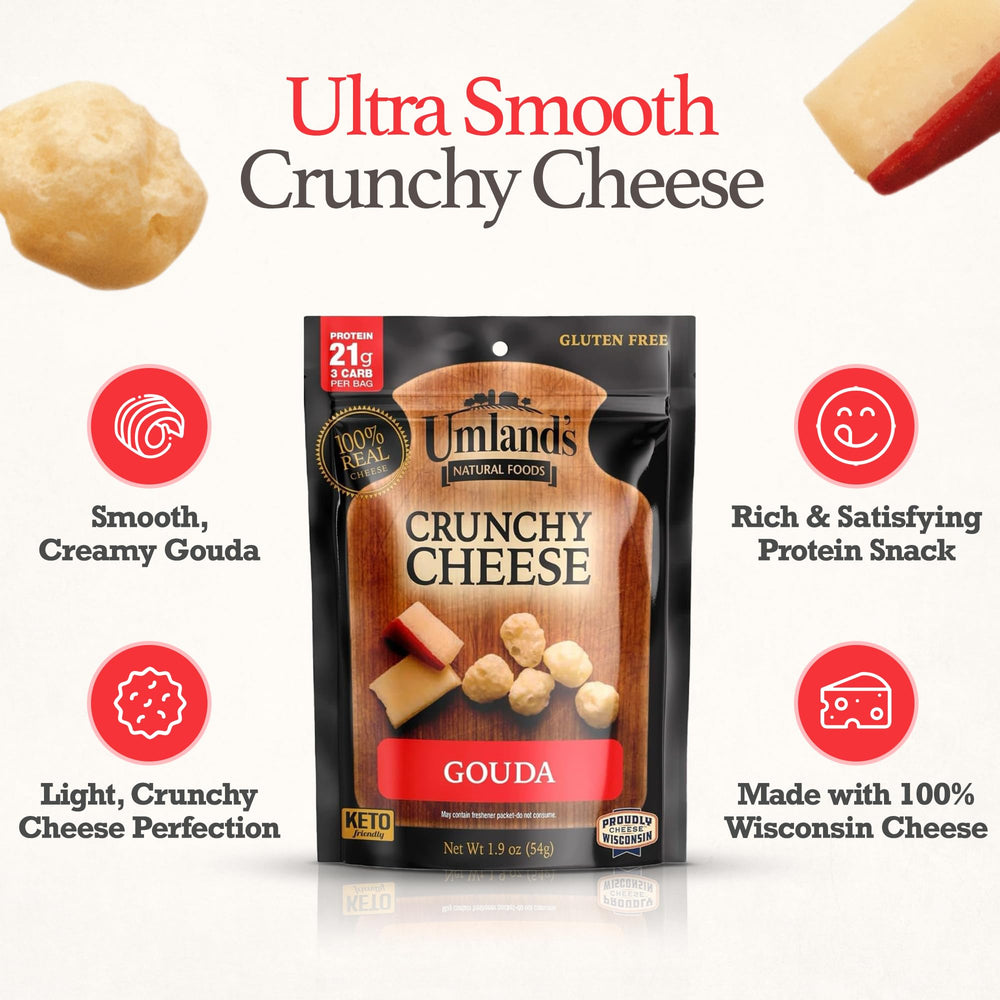 Umland's shelf-stable packaging – convenient single-serve bag for travel and workouts.