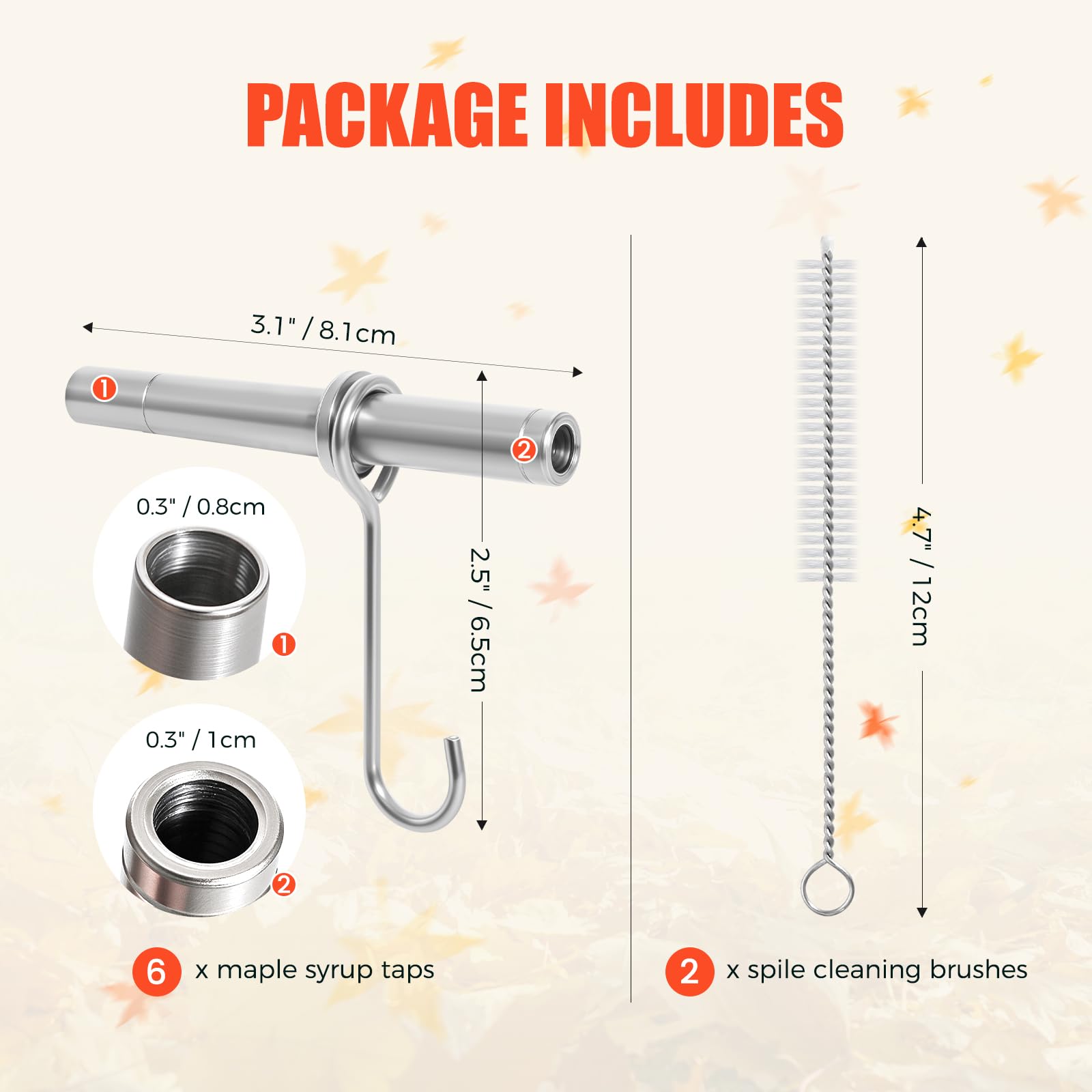 UMONIE 304 stainless steel taps resist corrosion for long outdoor use.