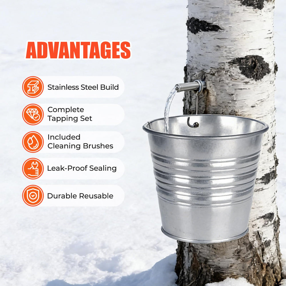 UMONIE spile cleaning brushes keep sap paths clear and flowing.