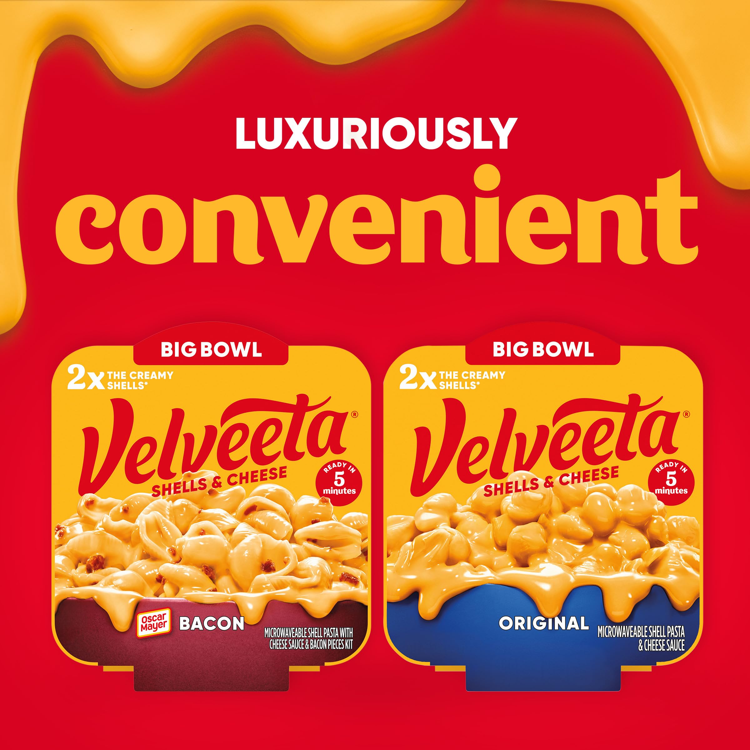 Unapologetically cheesy, melt-in-your-mouth goodness for quick comfort meals.