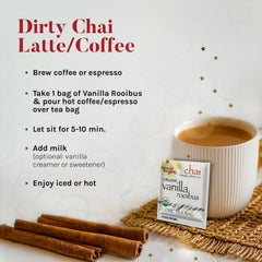 Uncle Lee's Chamomile White tea bags for a soothing evening ritual.