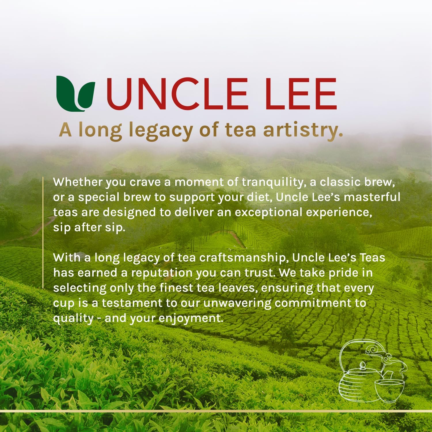 Uncle Lee's Tea cold brew glass demonstrates versatile serving options
