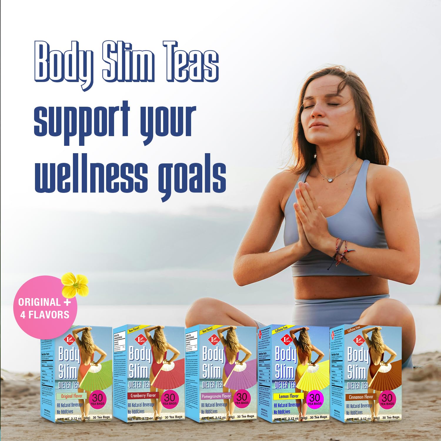 Uncle Lee's Tea Body Slim Tea lemon zest notes enhance a refreshing aroma.