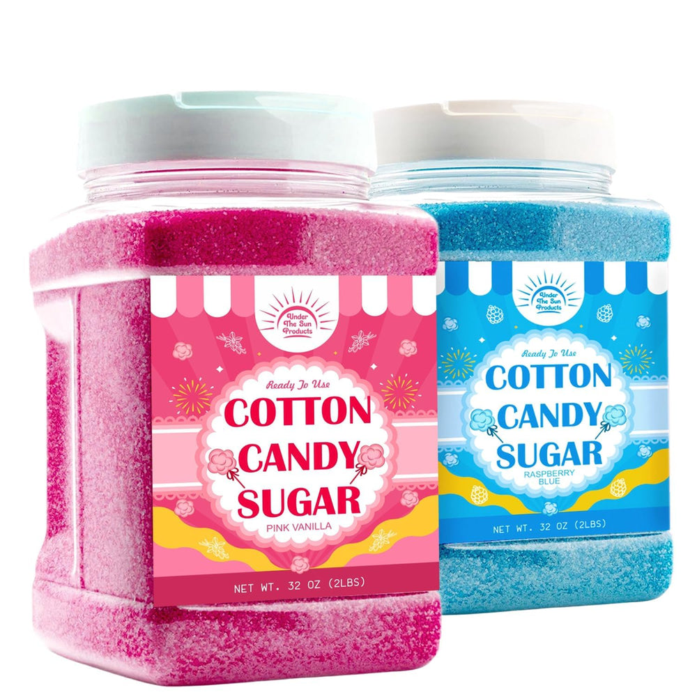 Under the Sun cotton candy sugar pink vanilla 2 lb jar for home parties
