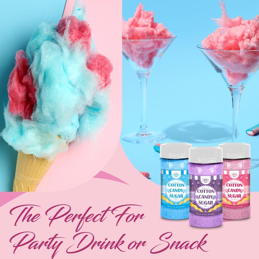Under the Sun Cotton Candy Sugar Grape jar for festive confections