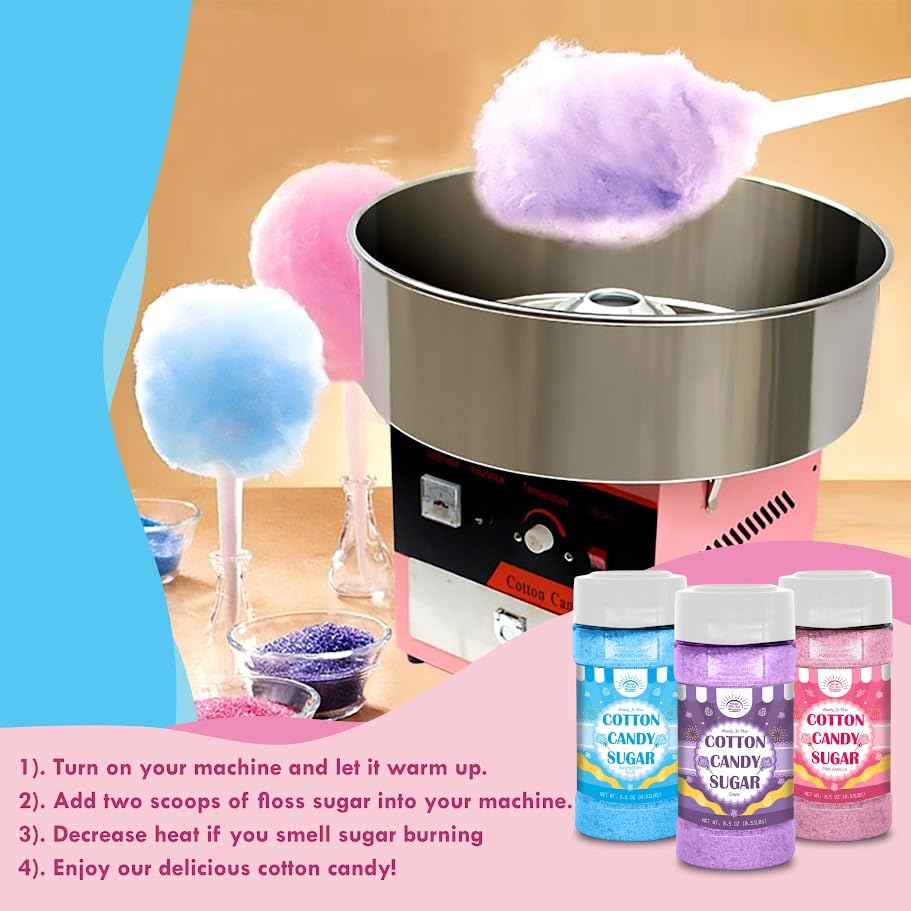 Under the Sun Cotton Candy Sugar Package produced in the USA with triple wrap