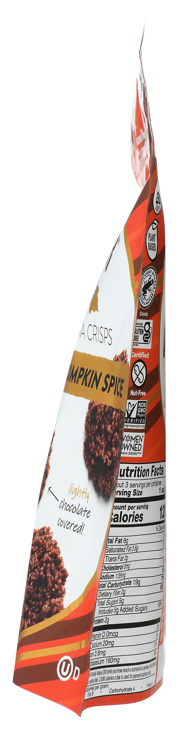Undercover Quinoa Crisps as a yogurt topping, adding texture and flavor.
