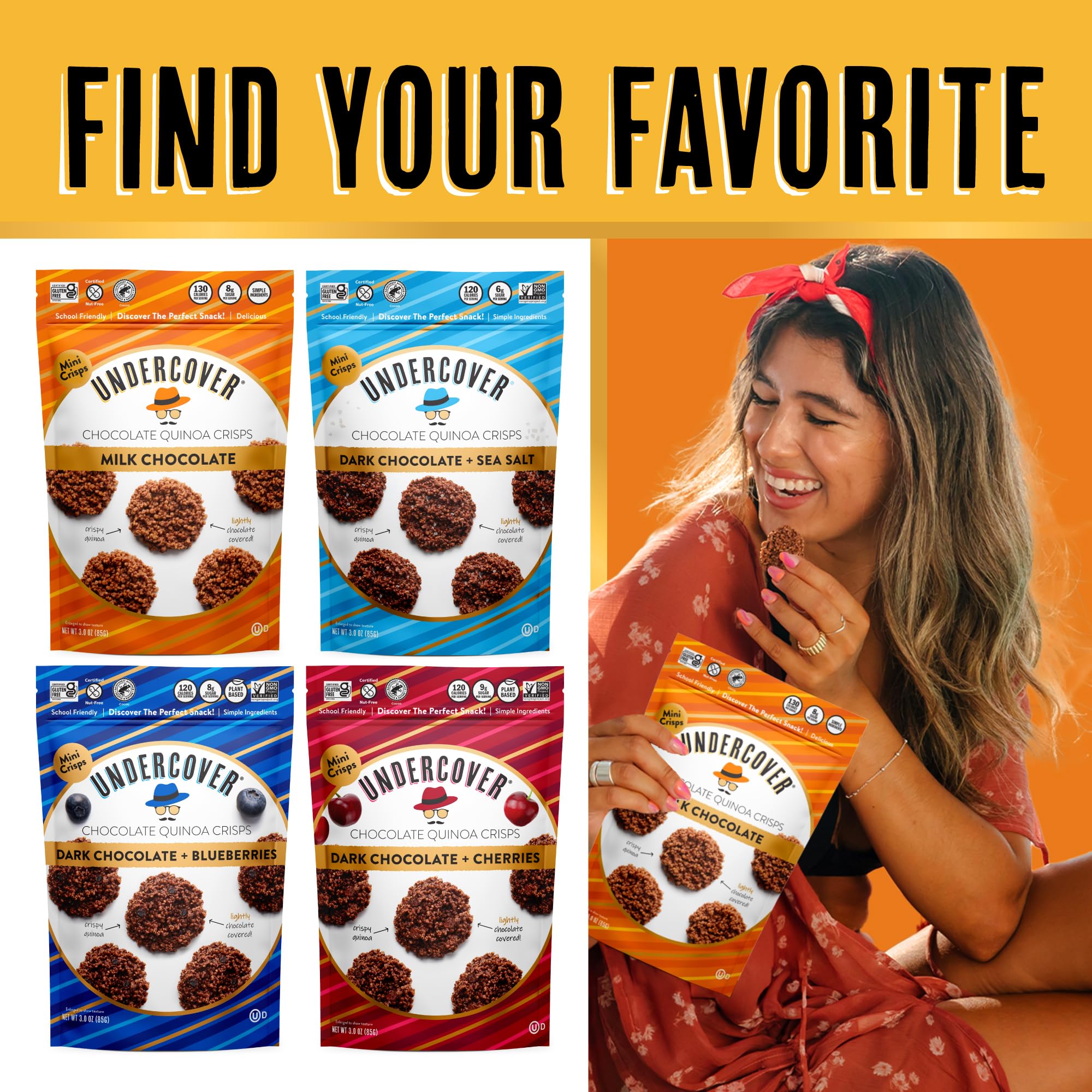 Undercover Snacks factory SQF-3—made in USA for quality and safety.