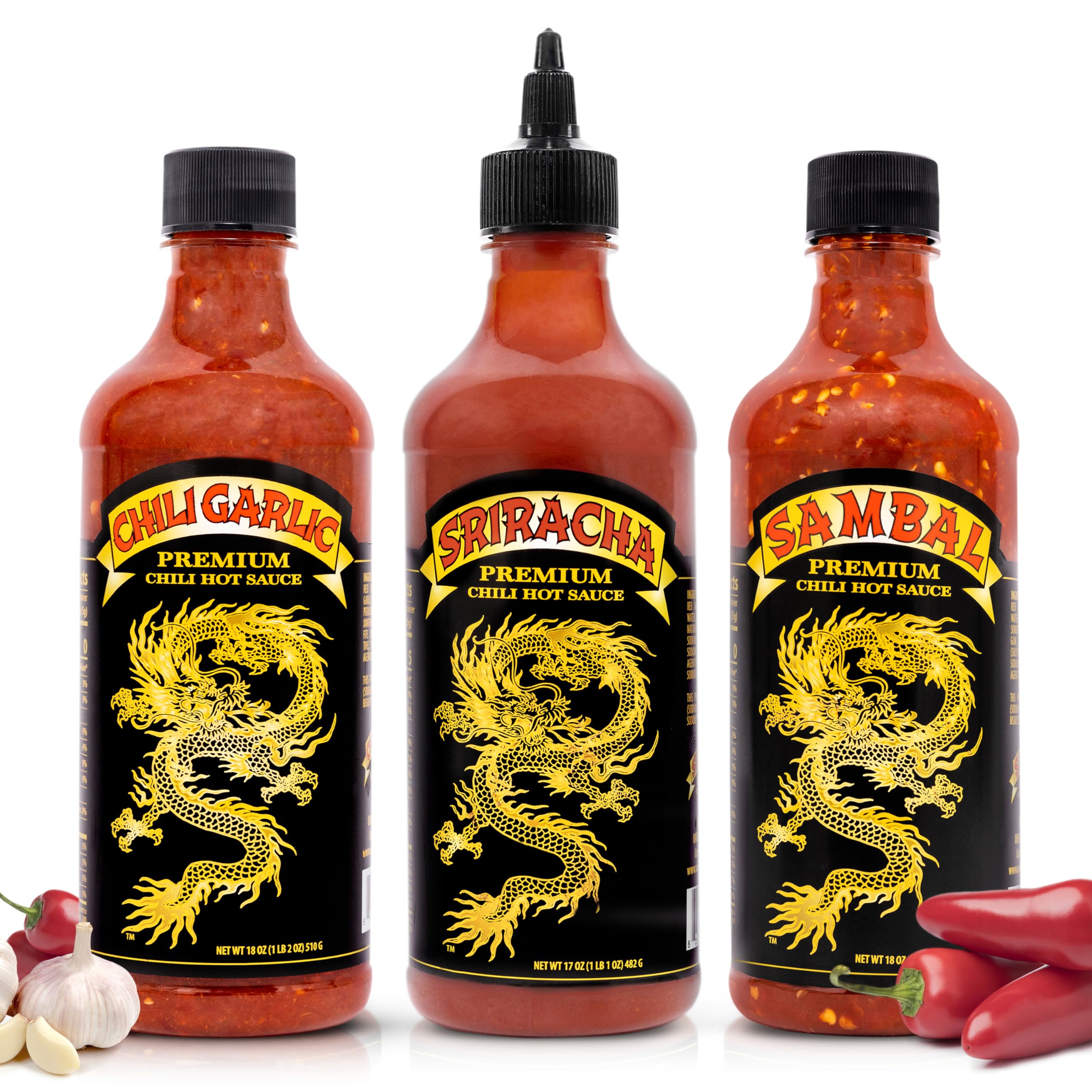 Underwood Ranches Sambal hot sauce bottle for bold, flavorful meals.