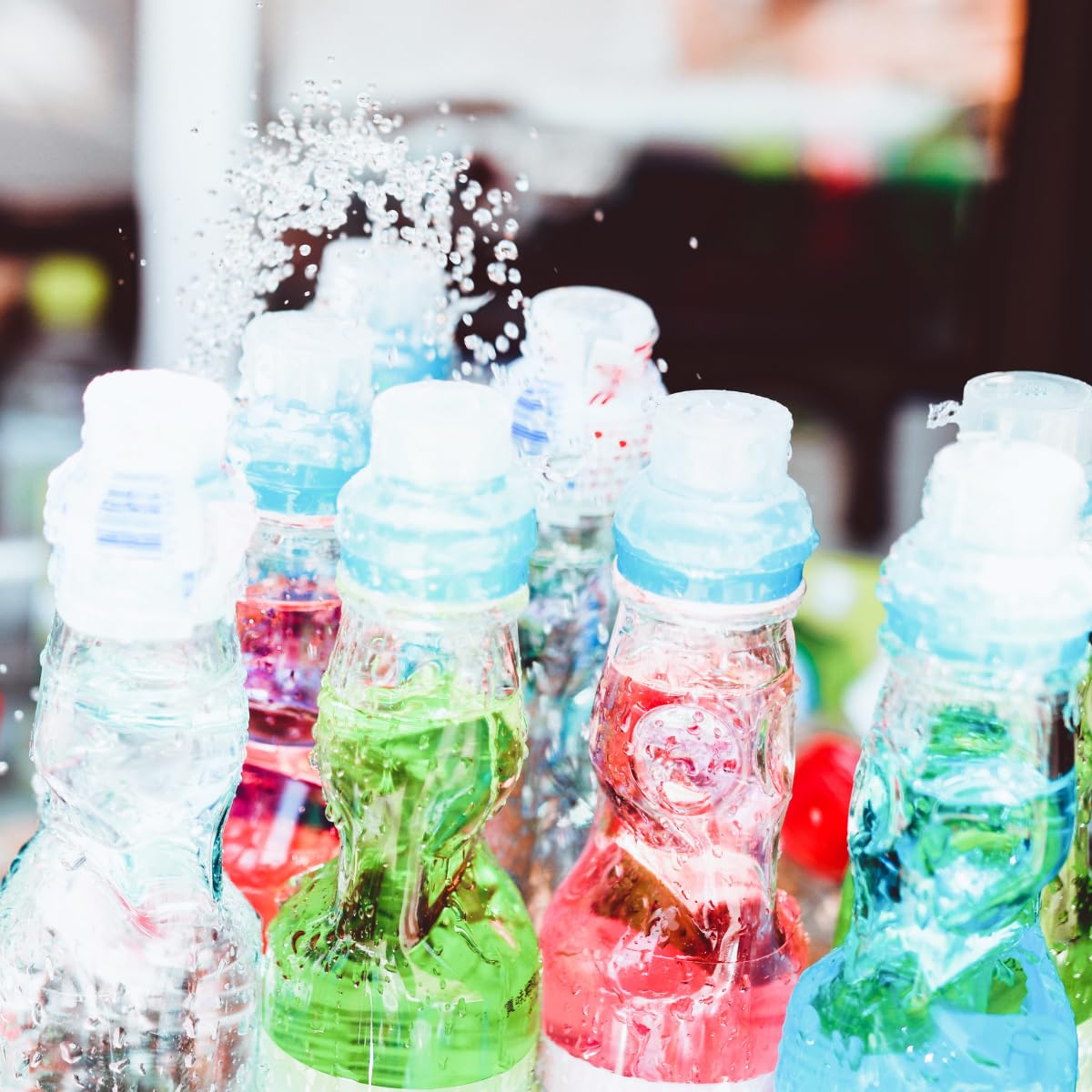 UNHA'S Ramune Melon flavor bottle delivering crisp, refreshing sweetness.