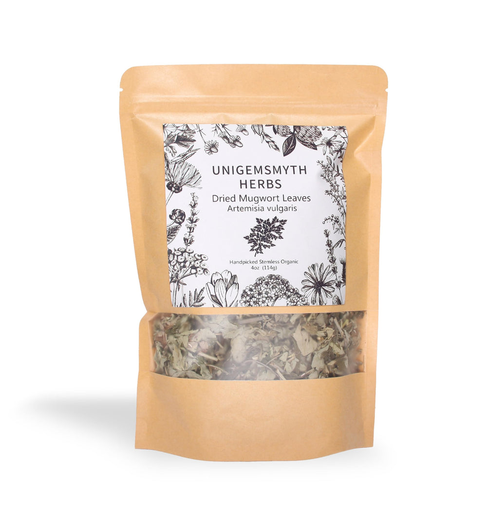 UNIGEMSMYTH Ripple Stream mugwort leaves for aromatic infusion