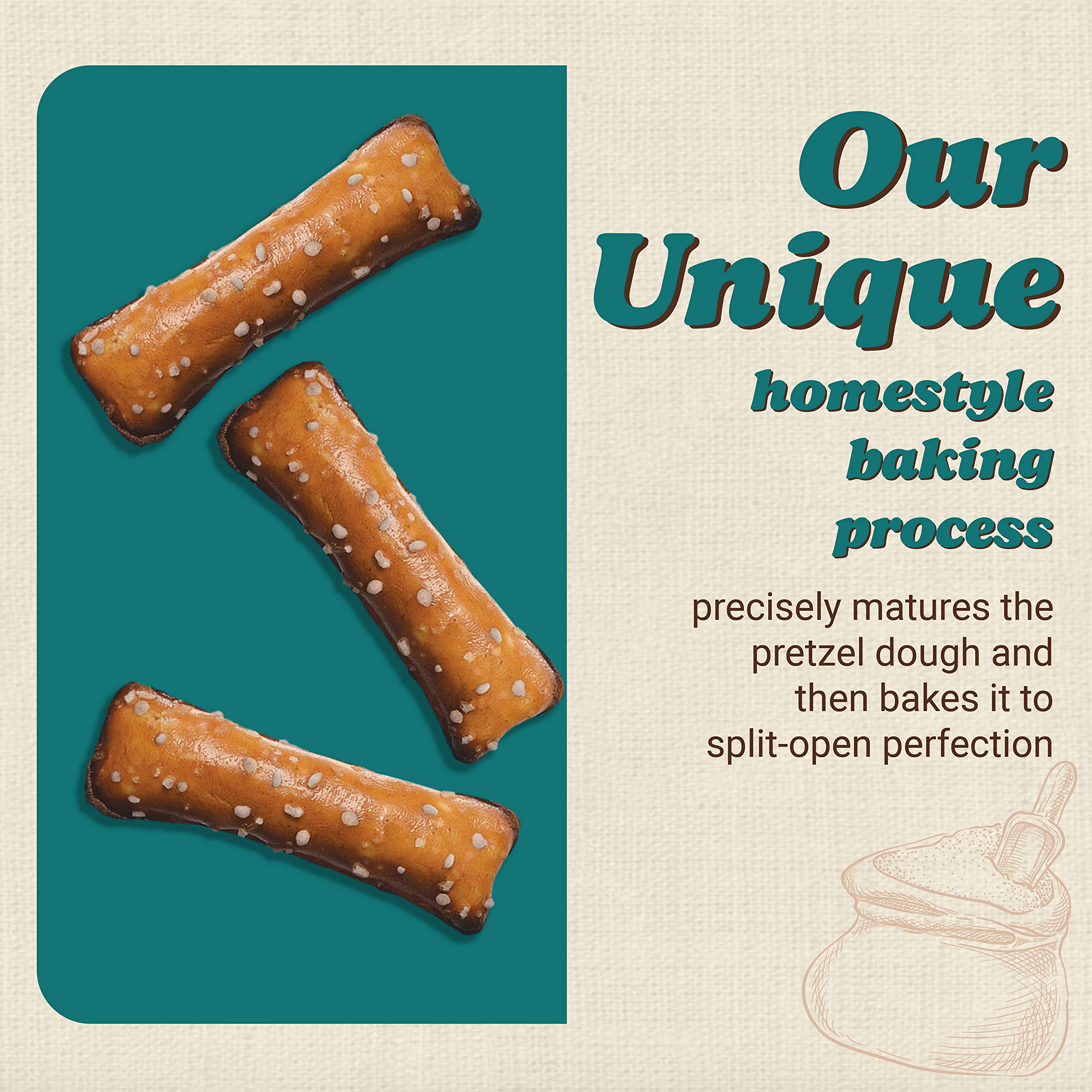 Ingredients label highlighting non-GMO and natural components of Unique Snacks shells.