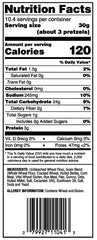 Unique Snacks seven-grains ingredients label highlights non-GMO and clean snack attributes.