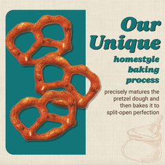 Unique Snacks Unsalted Splits Pretzels with kosher certification label