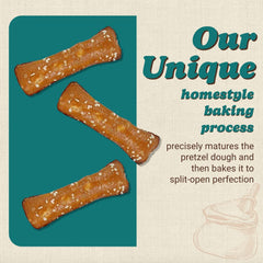 OU Kosher certification badge on Unique Snacks three-pack pretzel shells