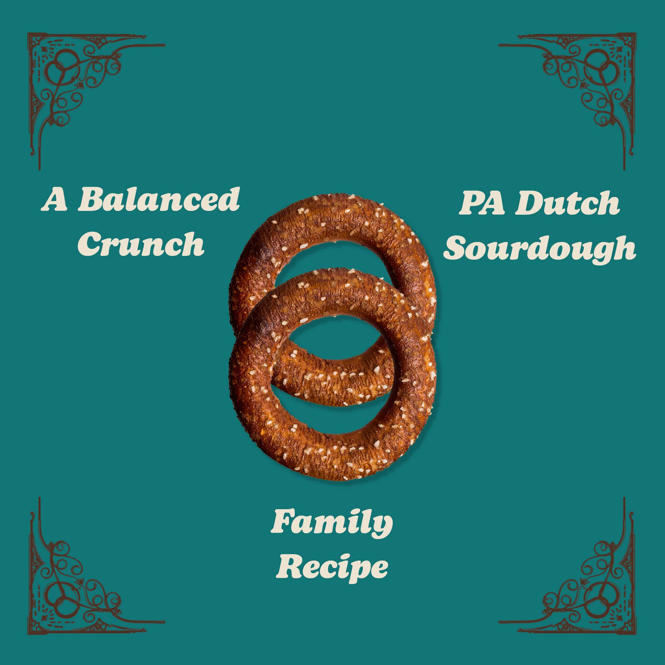 Pretzel rings in a serving bowl with Unique Snacks beer pairing for social snacking