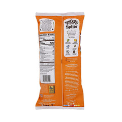 Unique Snacks Sprouted Splits Pretzels close-up, crunchy texture and non-GMO ingredients.