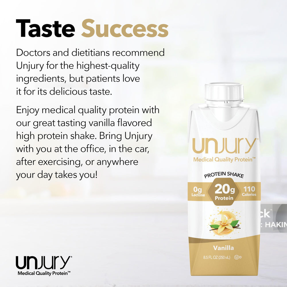 Unjury Vanilla 12-pack case ready for stocking and travel