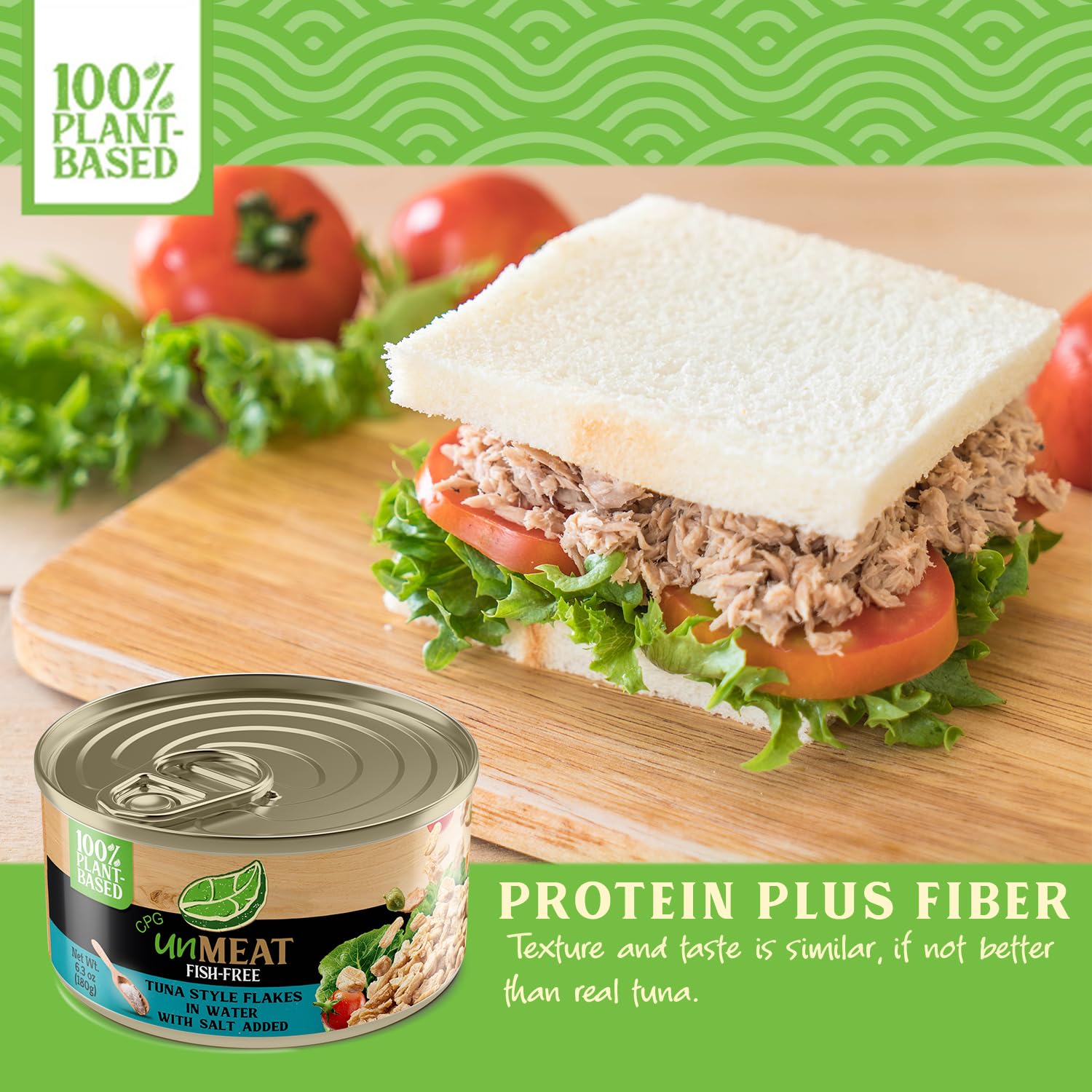 UnMEAT Tuna Style Flakes hot spicy pack, bold flavor option.