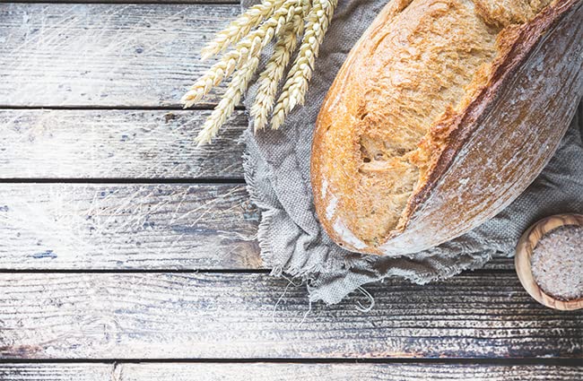 Close-up of the 9 grain blend in Unpretentious flour