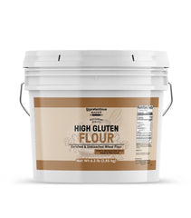 Unpretentious High Gluten Flour bulk pail for artisan bread and bakery quality dough