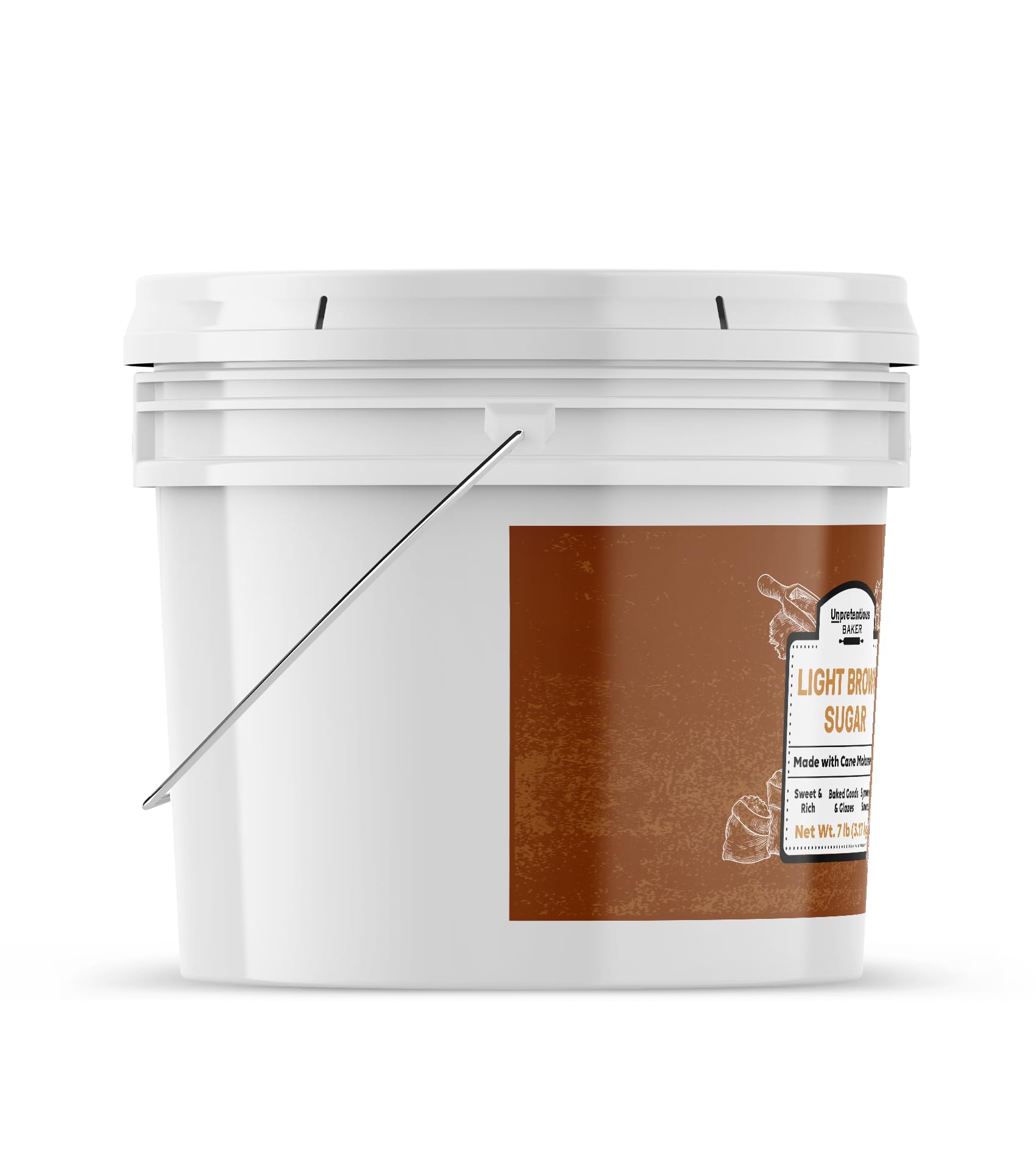 Unpretentious light brown sugar measured with a spoon, perfect for cookies.