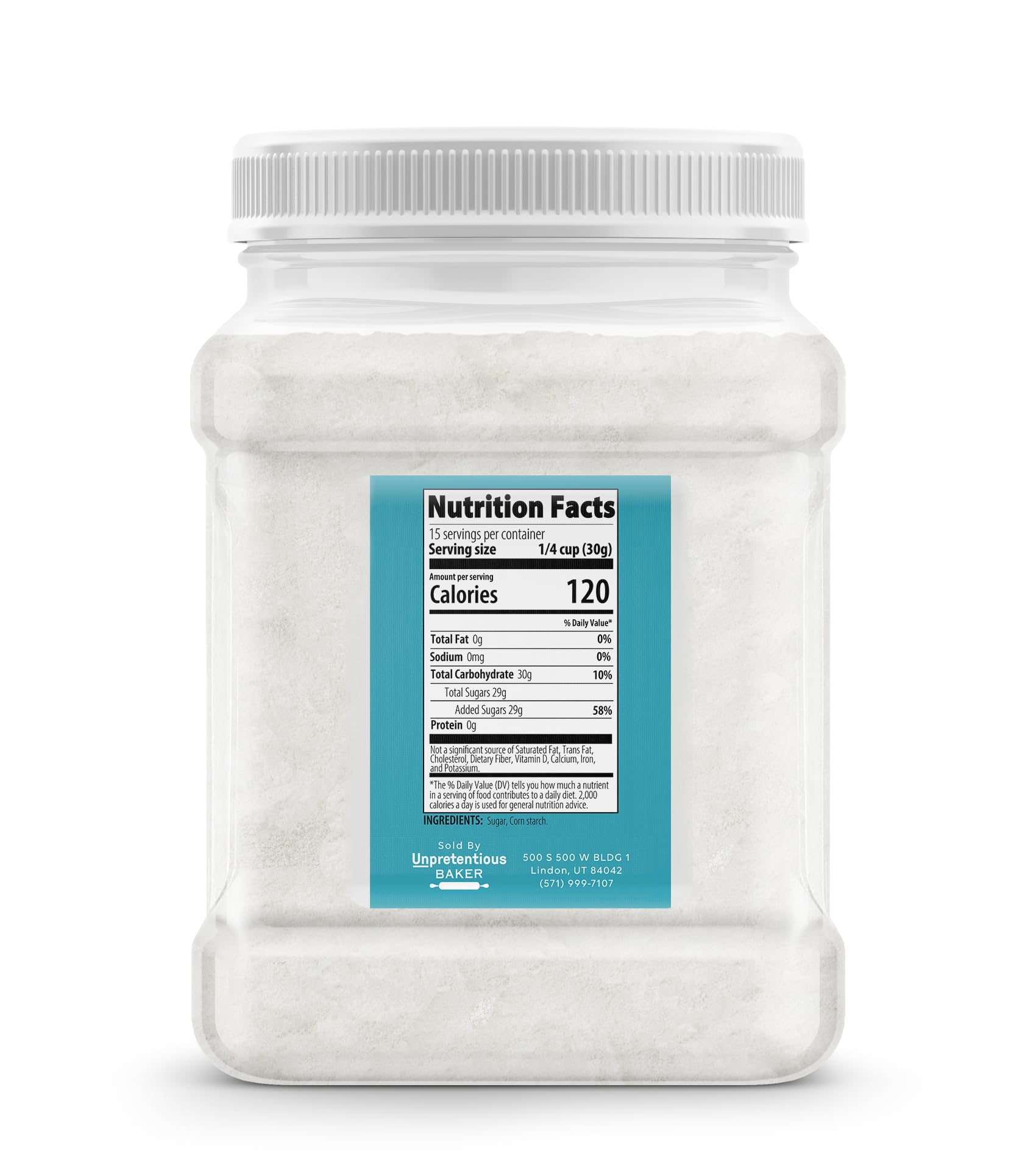 Unpretentious powdered sugar ultrafine texture ideal for smooth icing.