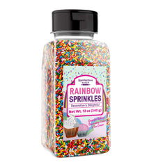 Unpretentious Rainbow Sprinkles 2 cup shaker jar ideal for cake decorating and desserts