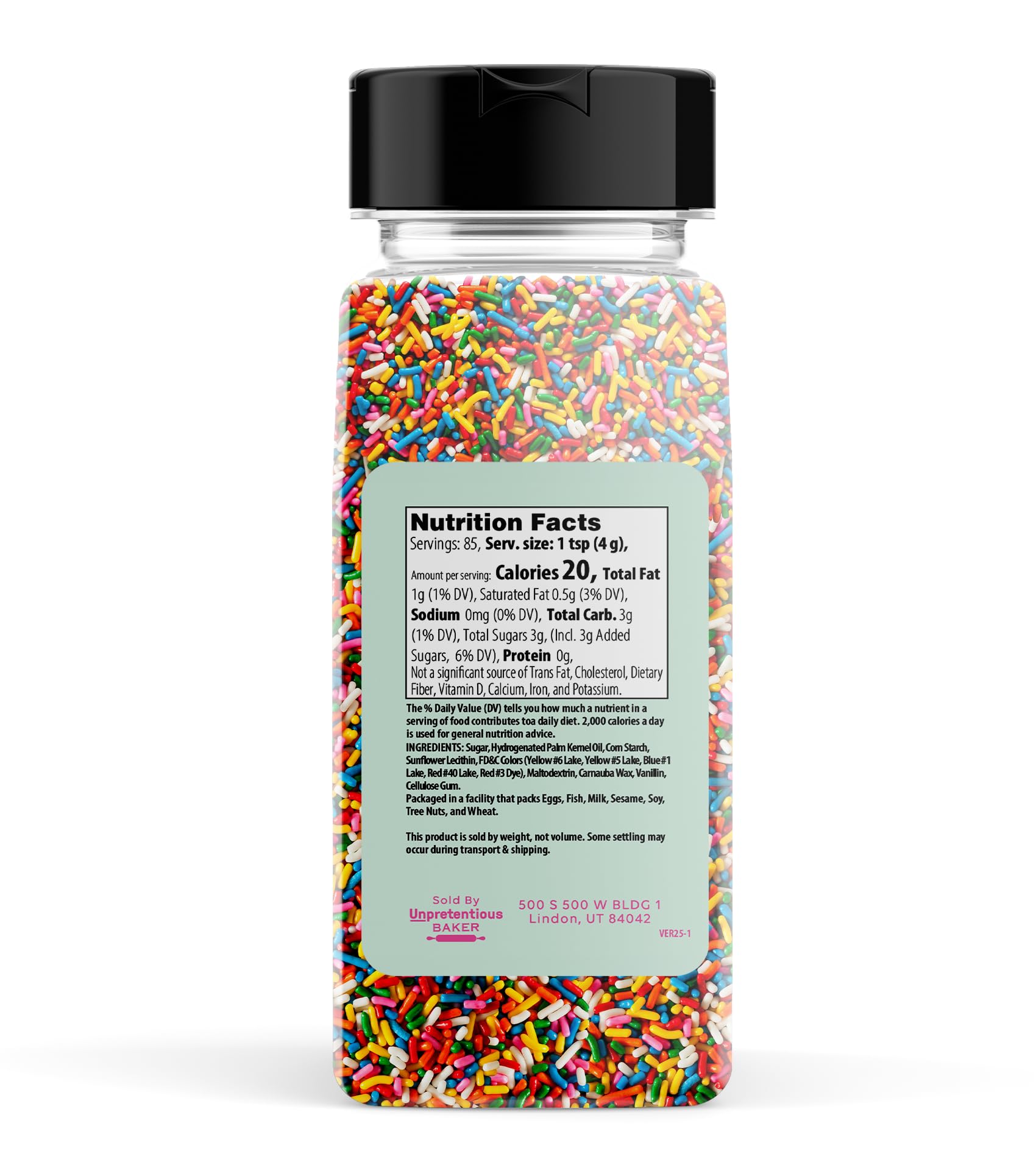 Unpretentious Rainbow Sprinkles cake-decorating, perfect for birthdays on cookies and cupcakes