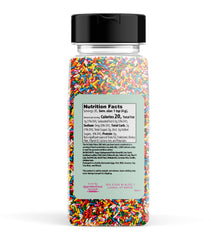 Unpretentious Rainbow Sprinkles cake-decorating, perfect for birthdays on cookies and cupcakes