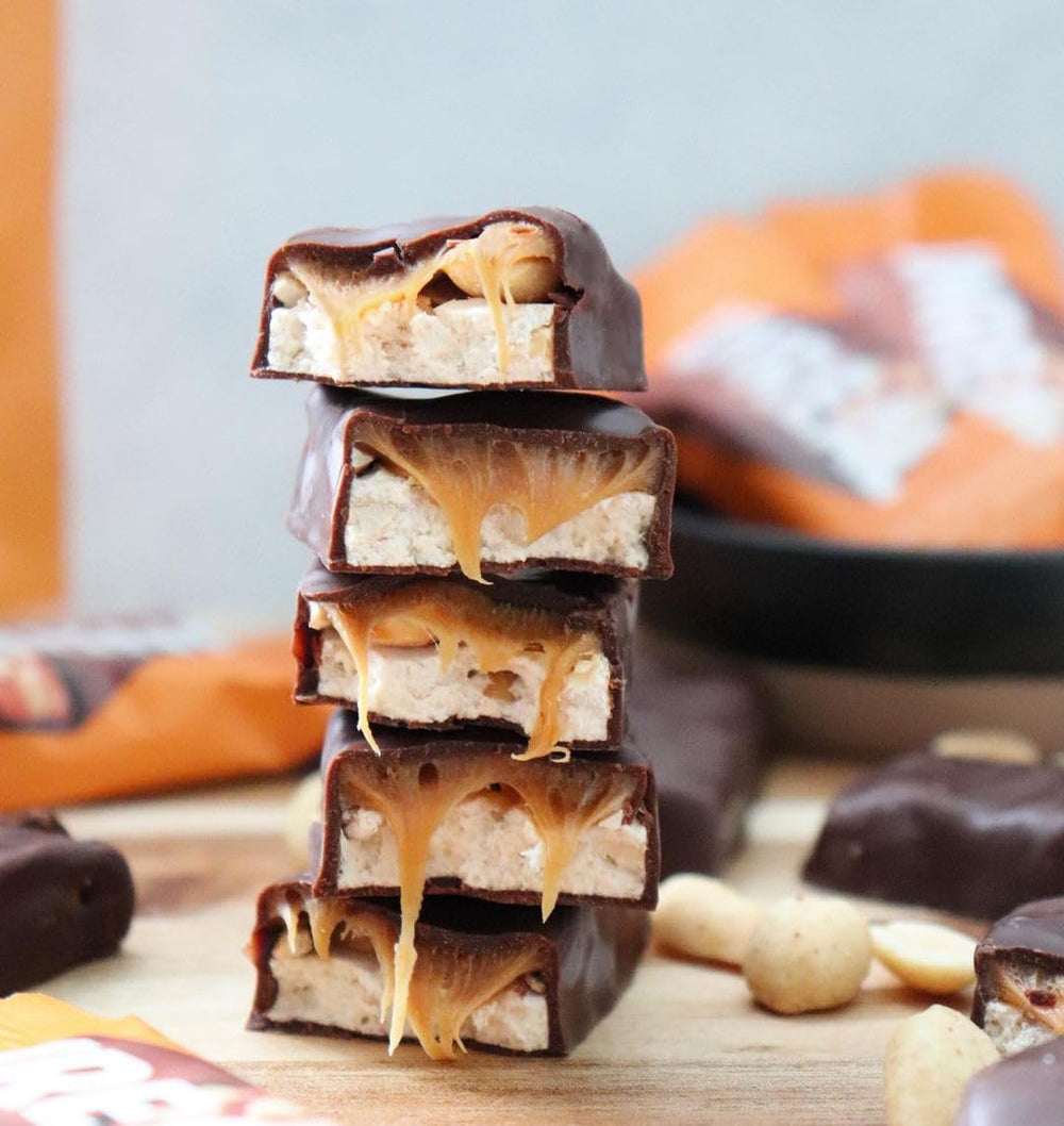 UNREAL bars as a quick travel snack during commutes