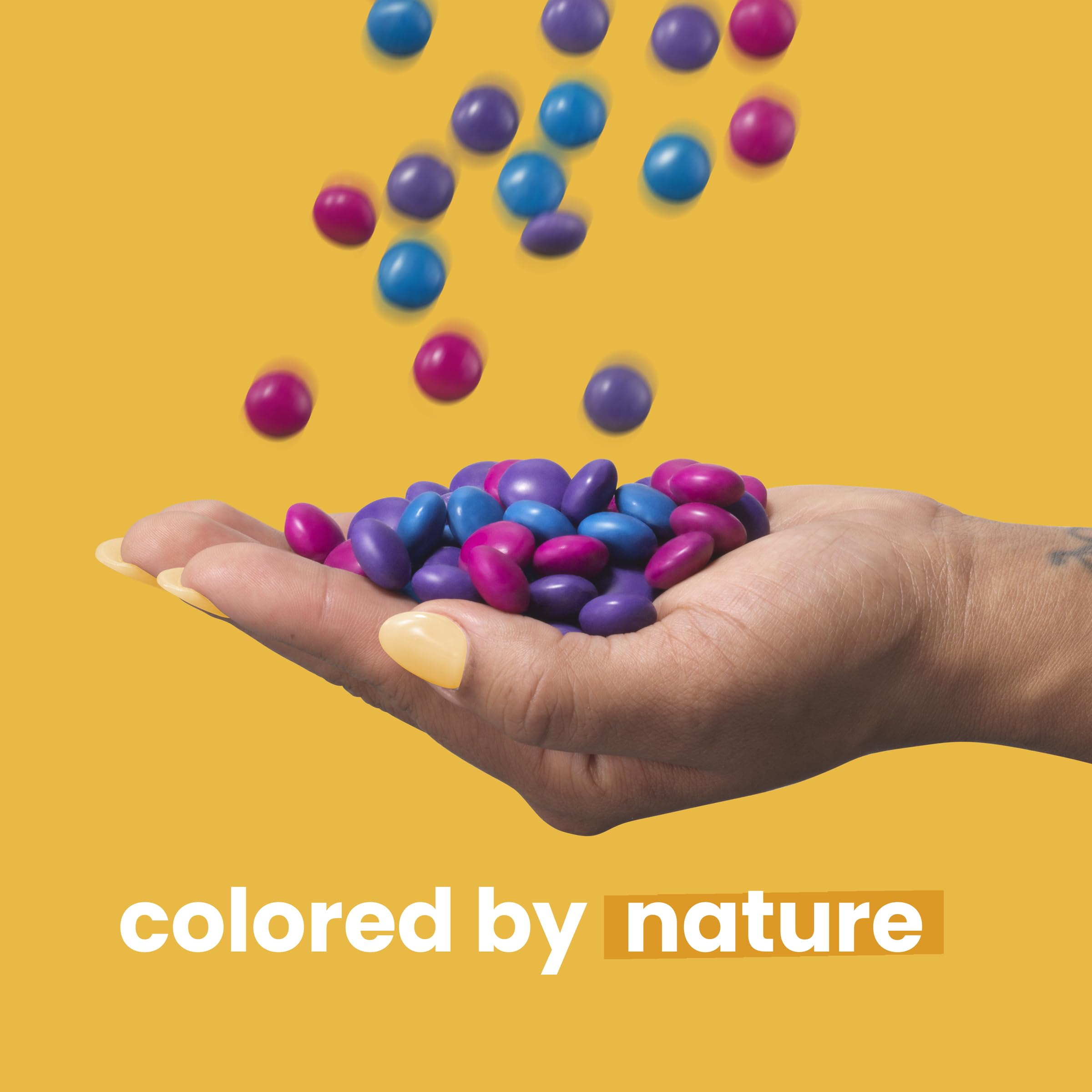 Fair trade logo on UNREAL Dark Chocolate Quinoa Gems packaging