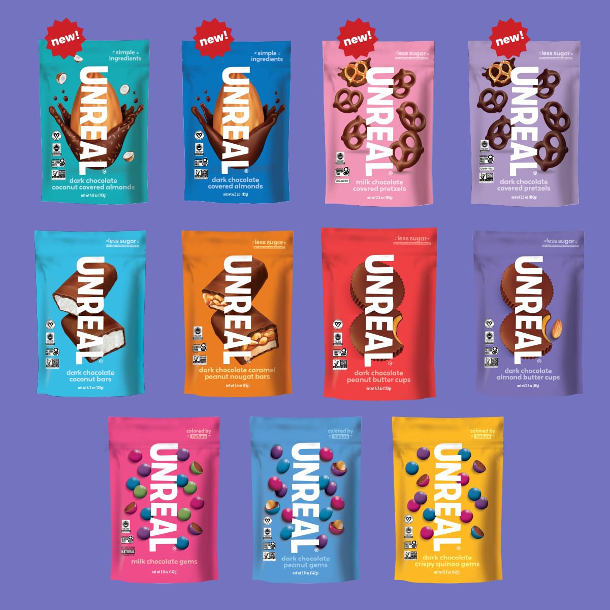 Ingredient list shows no artificial flavors or fillers.