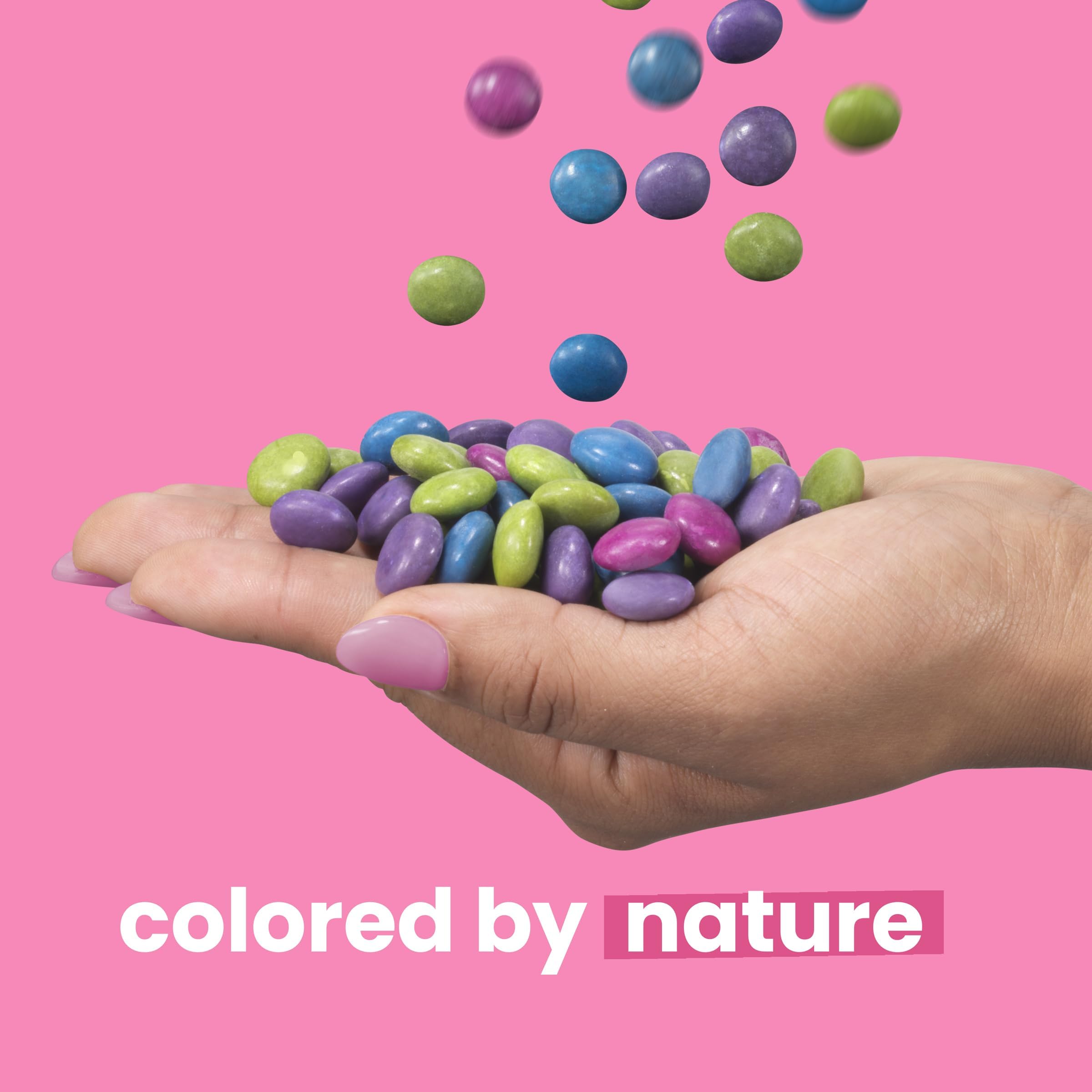 UNREAL Milk Chocolate Gems colors from nature suggest vibrant, natural appearance.