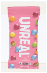 UNREAL Milk Chocolate Gems packshot, glossy morsels ideal for a quick, satisfying snack.
